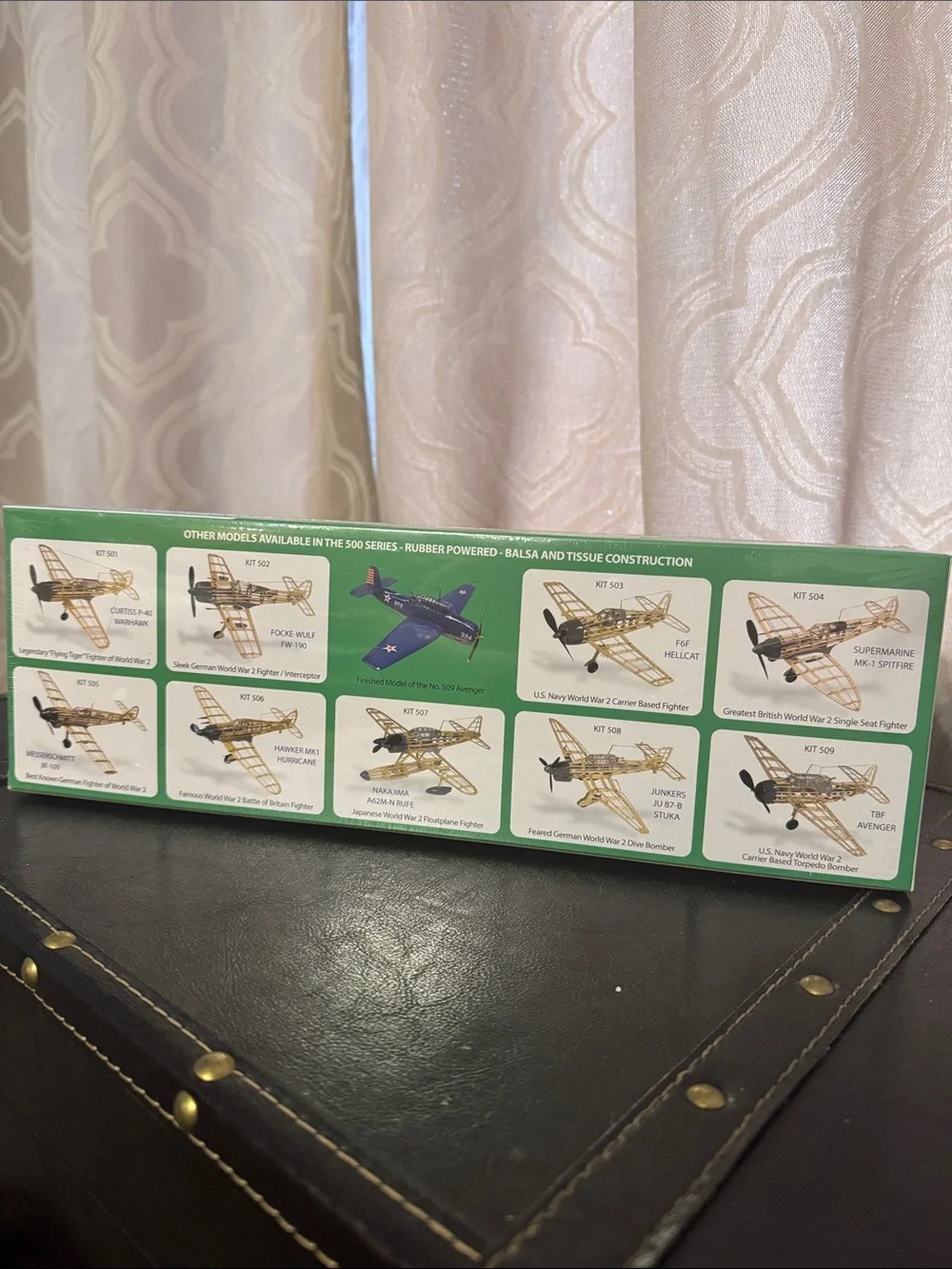 Guillow's Messerschmitt Bf-109 Authentic Scale Flying Model Kit - Green